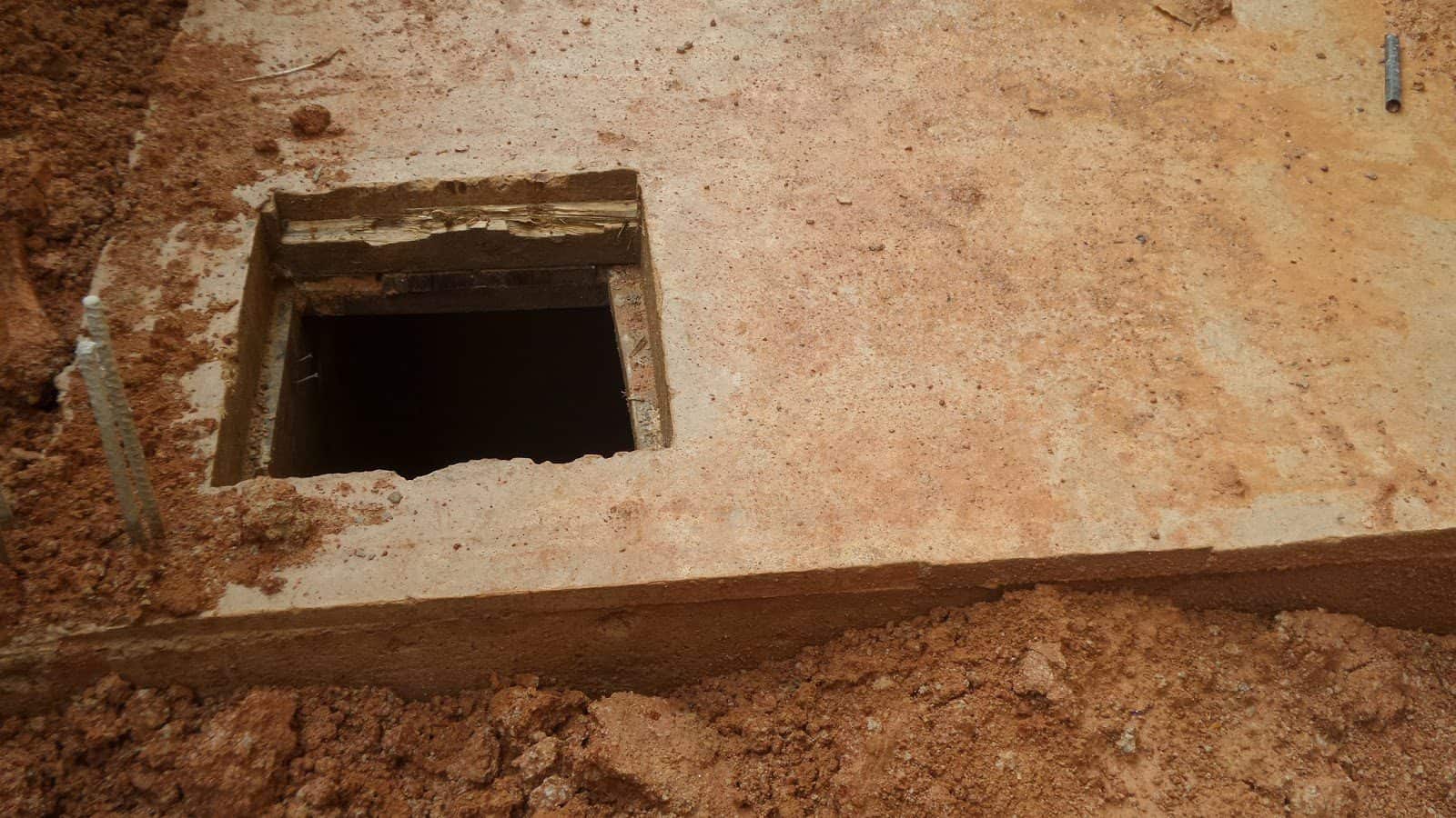 Septic tank slab using beam and block technology EcoConcrete Kenya